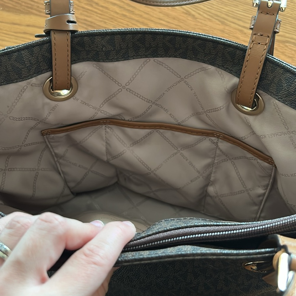 Michael Kors Brown Tote Purse - Picture 7 of 13